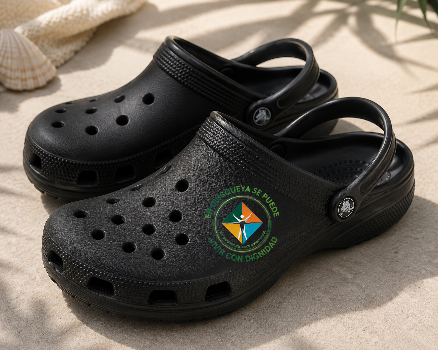 Sandalias de goma