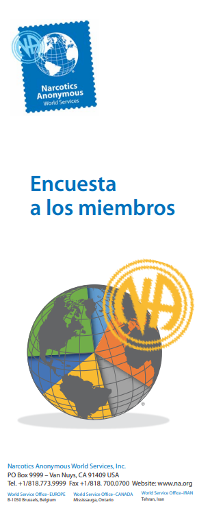 Encuesta a los miembros de NA