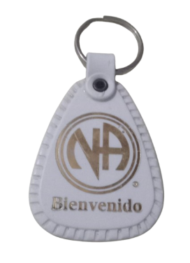 Llavero Bienvenido (blanco)