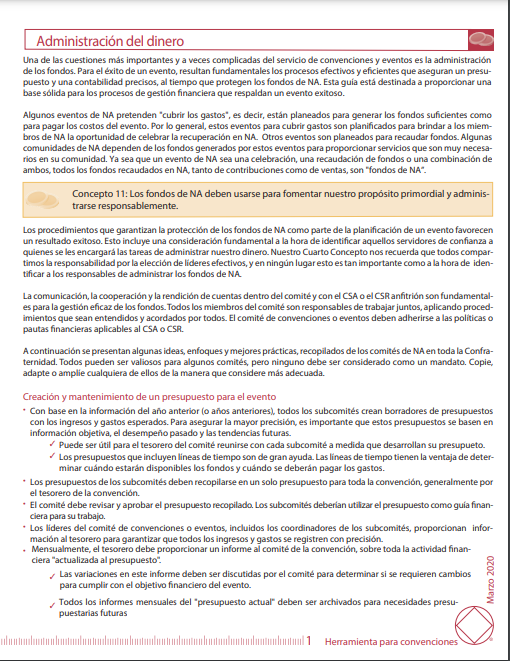 Guía de administración del dinero en NA